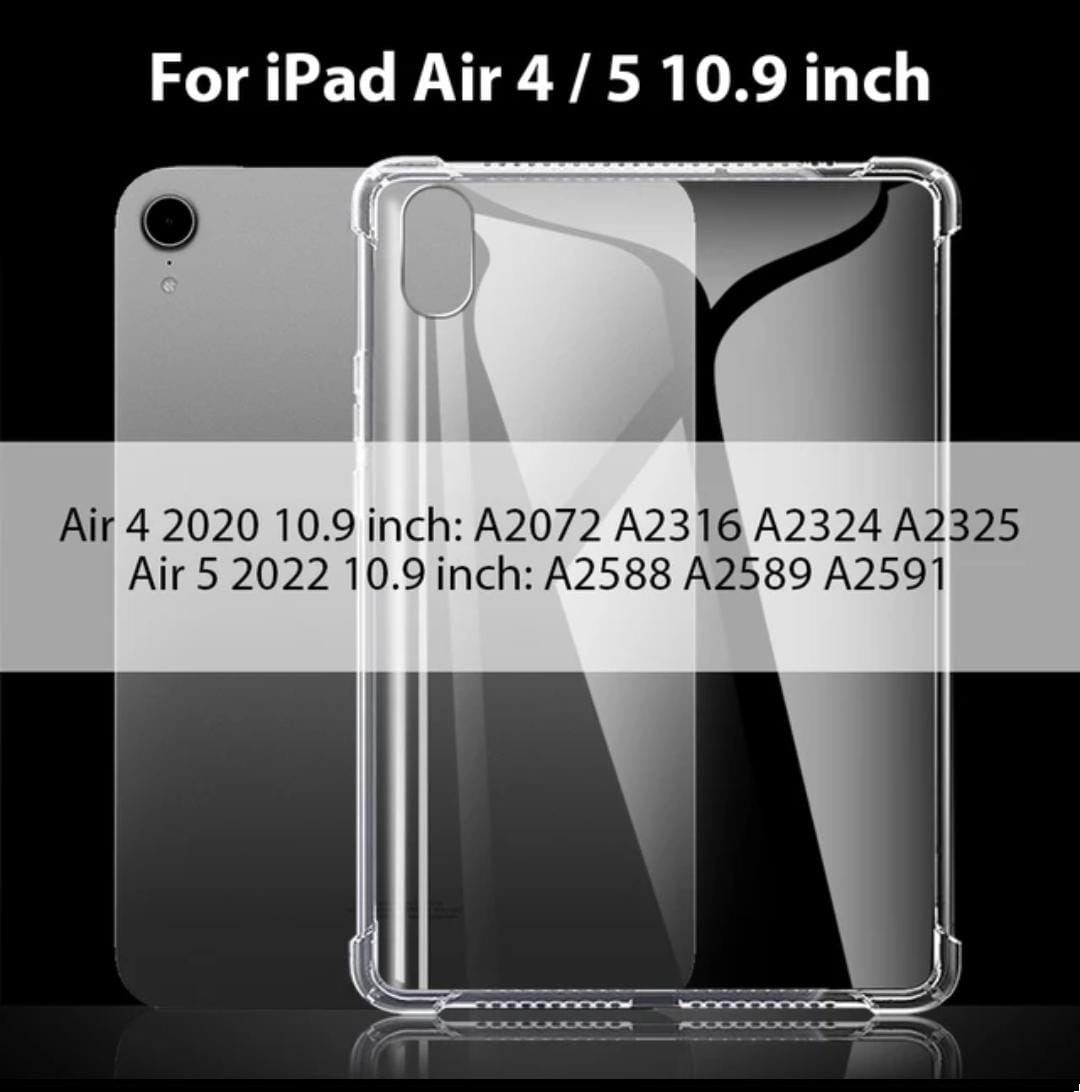 iPad Air 4 / Air 5 10.9 inch - ANTI SHOCK TRANSPARENT BACK CASE