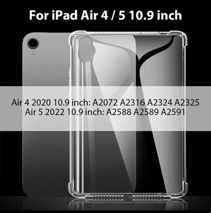 iPad Air 4 / Air 5 10.9 inch - ANTI SHOCK TRANSPARENT BACK CASE