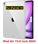 Apple iPad Air 13.0 2024 - ANTI SHOCK CLEAR TRANSPARENT BACK CASE - AABA MALL
