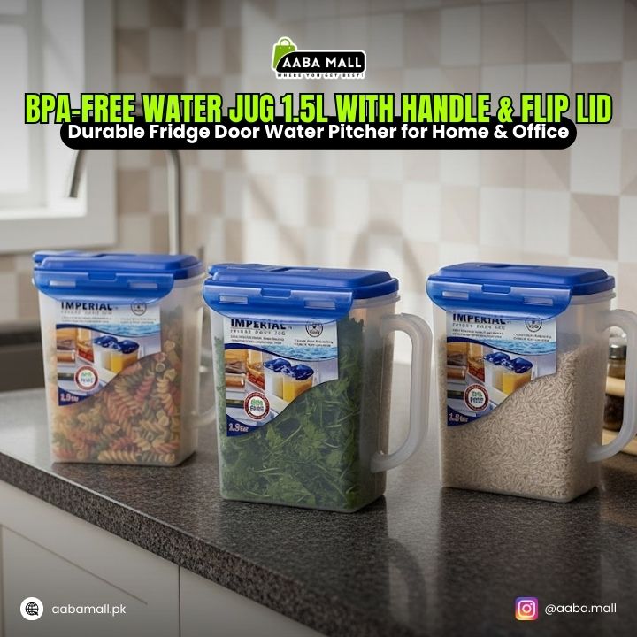Aqua Imperial 1.5L BPA-free water jug with flip lid
