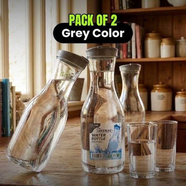 1.7 Litre Transparent Water Bottle with Flip Lid – BPA-Free Plastic Refrigerator Jug for Home & Kitchen