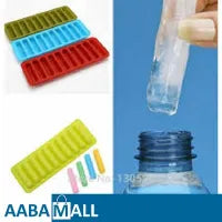 Easy Push Pop out Silicon Ice Cubes Tray 10 Cubes