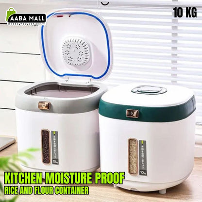 10kg moisture-proof rice and flour storage container