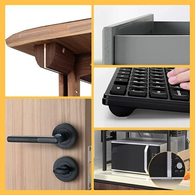 Pack of 10 rolls of multipurpose strong adhesive mounting tape, double-sided heavy duty tape for wall mounting and securing crafts