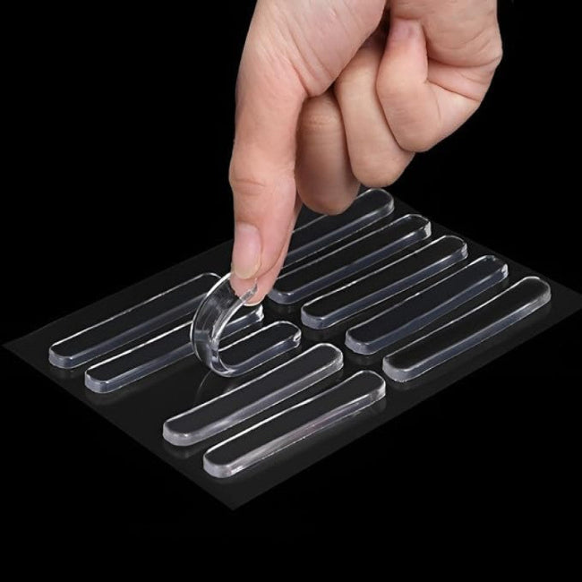 Pack of 10 rolls of multipurpose strong adhesive mounting tape, double-sided heavy duty tape for wall mounting and securing crafts