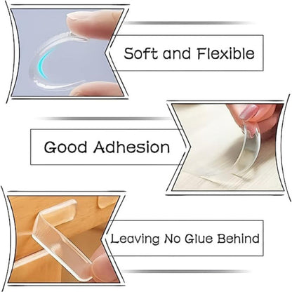 Pack of 10 rolls of multipurpose strong adhesive mounting tape, double-sided heavy duty tape for wall mounting and securing crafts