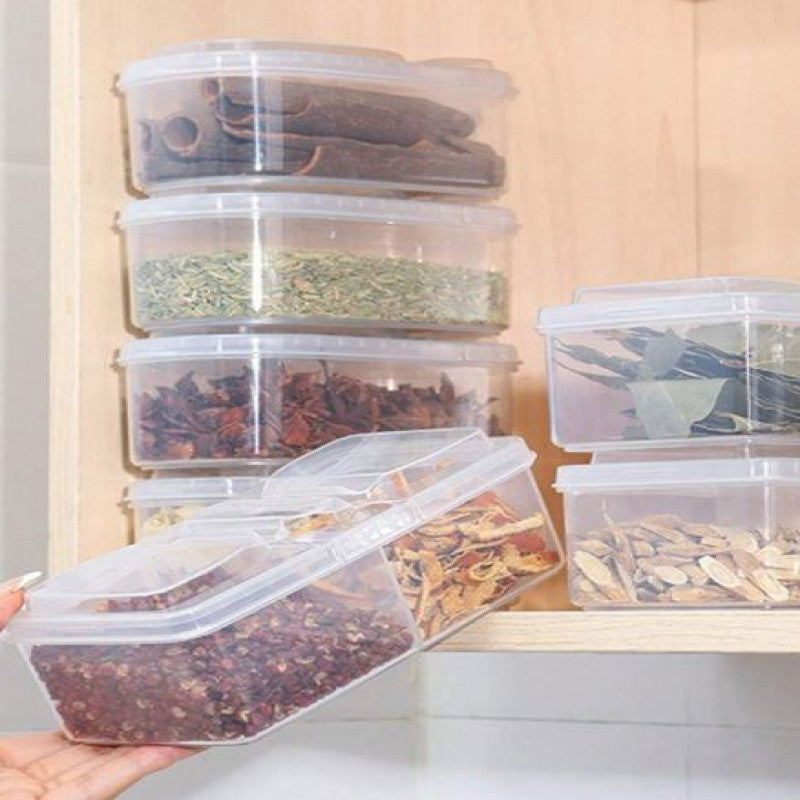 Multi-Grid Large Storage Case, Kitchen Accessories Spice Seasoning Storage Box Multi-Grid Large Storage Case, Kitchen Accessories - AABA MALL