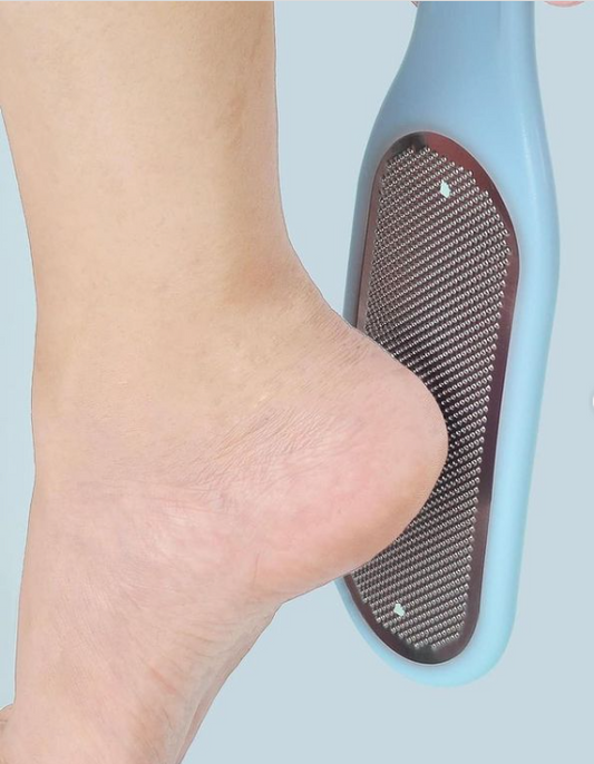 Smooth Pedicure Rasp File Foot Scrubber Callous Remover Pedicure Feet Care Tools Stainless Steel Foot File Scrubber Rasp Heel Grater Hard Dead Skin Callus Remover Nail Use