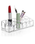12 Section Acrylic Lipstick Brush Holder Makeup Vanity Box - AABA MALL