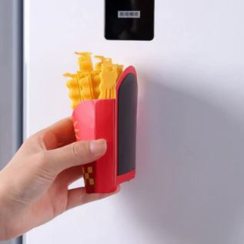 French fry shaped food sealing clips