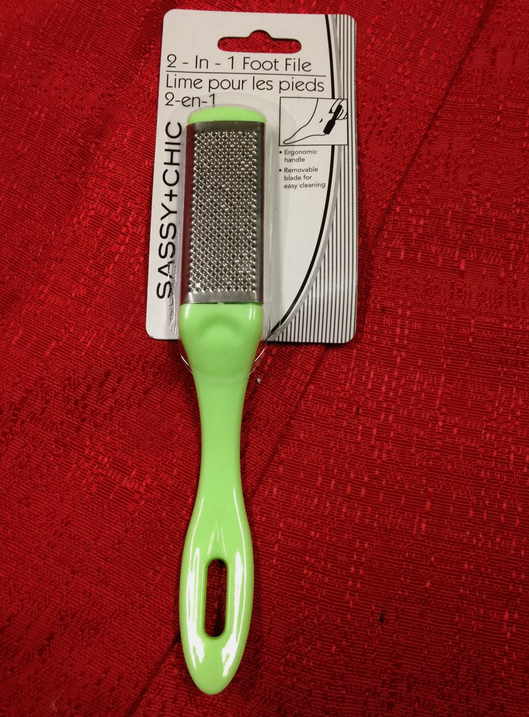 Hard Dead Skin Remove Plastic Stainless Steel Foot File Scrubber Grater Callus Pedicure Tool Exfoliating Tools - AABA MALL