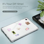 Galaxy Tab A8 X200 / X205 Case 10.5 Inch Shockproof Drop Protection Slim Lightweight TPU Transparent Back Cover Shell for Samsung Galaxy Tab A8 10.5" Clear Case - AABA MALL