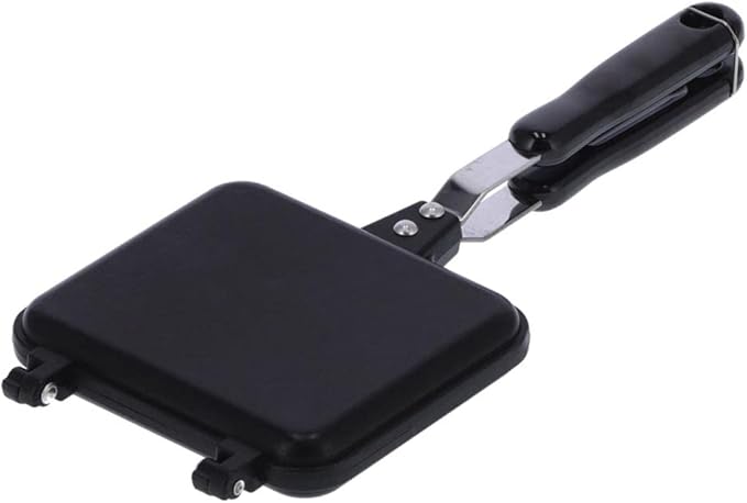 Non-Stick Double-Sided Grill - Breakfast Cooking Tool for Toasted Sandwich Press and Sandwich Maker - Perfect Bread Toast Baking