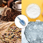 3 Pcs Set Small Flour, Rice, Dry Food & Candy Scoops | Plastic Kitchen Scoops | Small Flour, Rice, Dry Food & Candy Scoops - AABA MALL