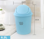 Office Mini Desktop Storage Box Waste Container Desktop Cleaning Barrel Small Desk Organizer Storage Dustbins - AABA MALL
