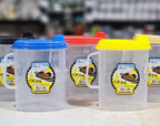 1 Liter Plastic Oil Jug For Liquid 1000ml Juice Jug Milk Jug Liquid Container - AABA MALL