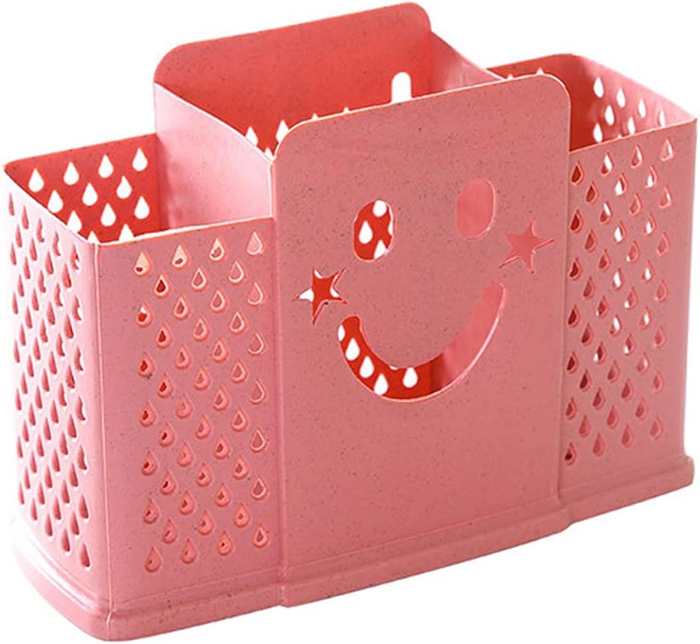 3-Compartments Cutlery Holder Drainer Plastic for Cutlery Storage