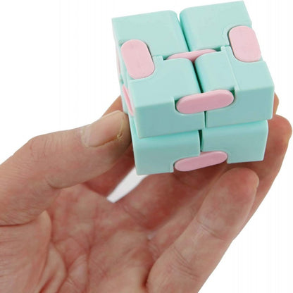 Infinity Cube Fidget Toy | Stress & Anxiety Relief Fidget Finger Cube for Kids & Adults | Durable Sensory Desk Toy for Focus & Relaxation