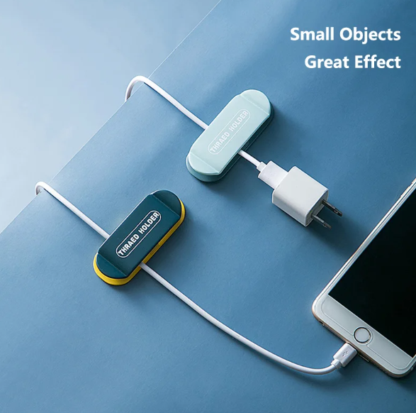 Multi-function Wall Storage Hooks Cable Organizer Strong Adhesive Hook Power Plug Hook Socket Hanger Holder Wall Mounted Hooks Power Plug Hook Socket Hanger Holder - AABA MALL