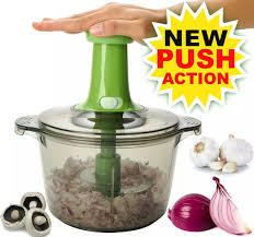 Multifunction Gourmet Cuisine Manual Food Chopper Push Type