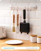 Cake Mold Household Waffle Non-Stick Pastry Gas Stove Baking Tray DIY Baking Tool Set Lattice Muffin Machine Mold Sandwich Toaster - AABA MALL