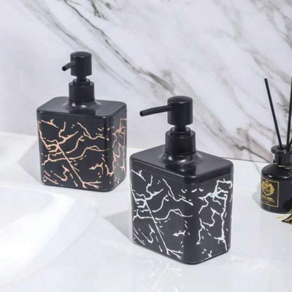 1PC Refillable Soap Dispenser Pump Bottle | Easy Press Liquid Soap, Lotion, Shampoo & Shower Gel Dispenser | Slip-Resistant Freestanding Bathroom & Kitchen Soap Container