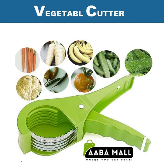 Vegetable Cutter Slicer Chopper 2 in 1 Stainless Steel 5 Blade Vegetable Cutter Durable Veggie Slicer Multi Cutter Onion Cutter With Lock System/Plastic
