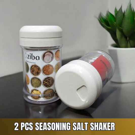2-Piece Seasoning Bottle Set - Salt & Pepper Shakers