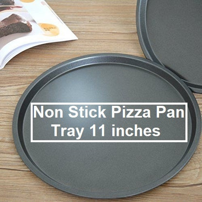Non Stick Pizza Pan Tray Round Deep Dish Non-Stick Pizza Pie Tray Cake Pan Baking Tool - 11 inches