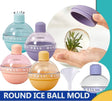 1 PC Silicone Ice Ball Maker | Round Hockey Mold | Light Bulb Shape Ice Cube Tray with Funnel | DIY Juice & Cold Drink Round Cube Mould