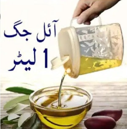 1 Liter Plastic Oil Jug Container