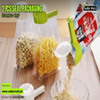 2 Pcs Snack Bag Sealer with Pour Spout ? Food Storage Pour & Seal Clip