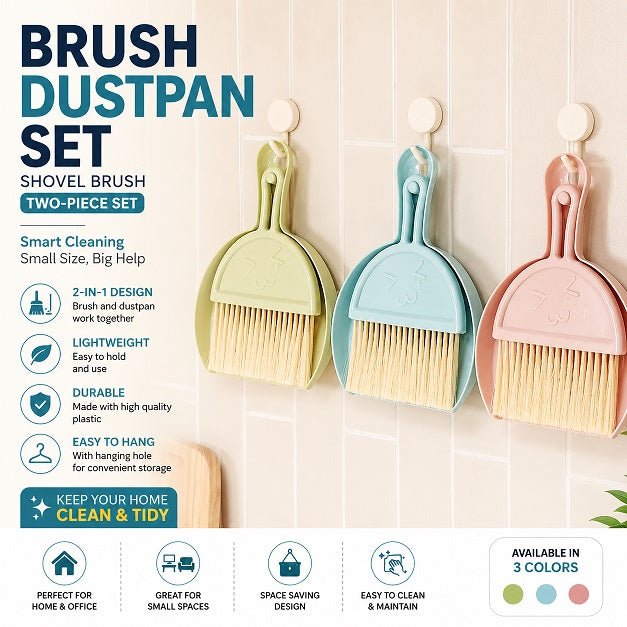 2-in-1 brush and dustpan set mini handheld cleaning brush for kitchen table and home cleaning