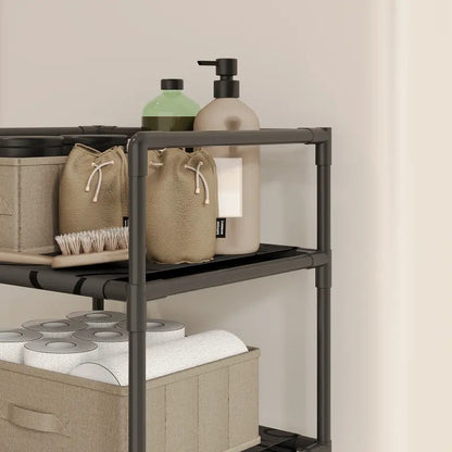 Rolling Laundry Hamper, Multi-Tier Laundry Basket, Clothes Storage Organizer, Plastic Laundry Bin with Wheels, Rustic Laundry Basket, Bedroom Organizer, Laundry Cart with Wheels, Bathroom Laundry Storage, Home Laundry Organizer, Washday Basket