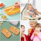 SMALL SIZE HEAVY TRAY 28 ICE CUBE TRAY Easy Push Pop out Square Silicon Ice Cubes Tray 28 Cubes - AABA MALL