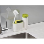 2 In 1 Set Kitchen Bathroom Sink Organizer Sink Tidy Set Brush Sponge Organiser - AABA MALL