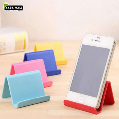 2 Pcs Mobile Phone Holder Candy Mini Portable Stand | Foldable Desk Phone Holder | Universal Smartphone Tablet Stand | Compact Adjustable Mobile Holder for Home Office Travel
