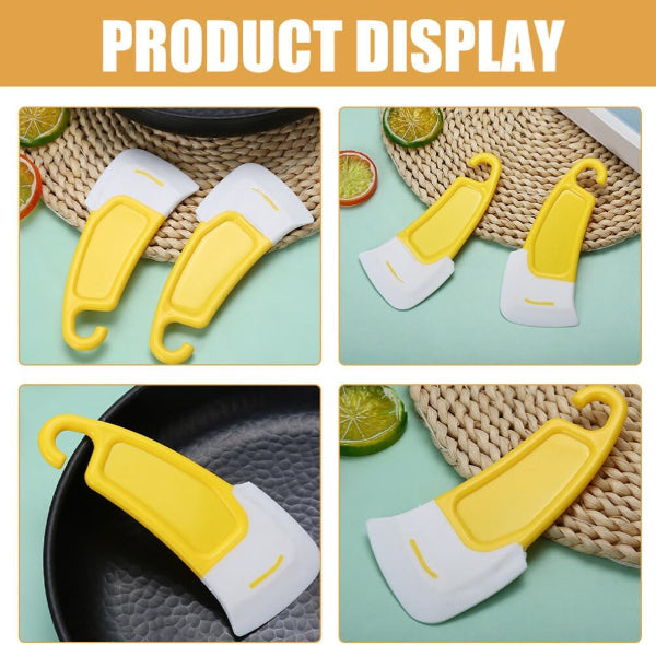 Non-stick pot cleaning silicone scraper kitchen tool