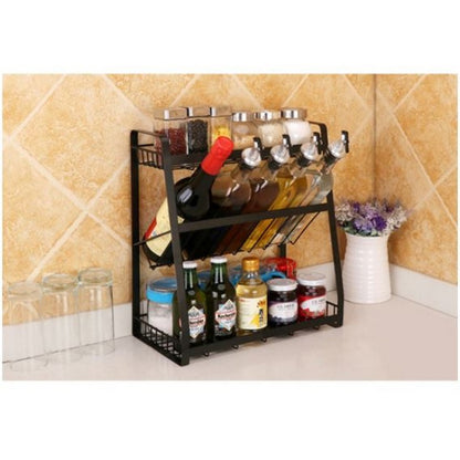 Multipurpose kitchen shelf stand with three levels