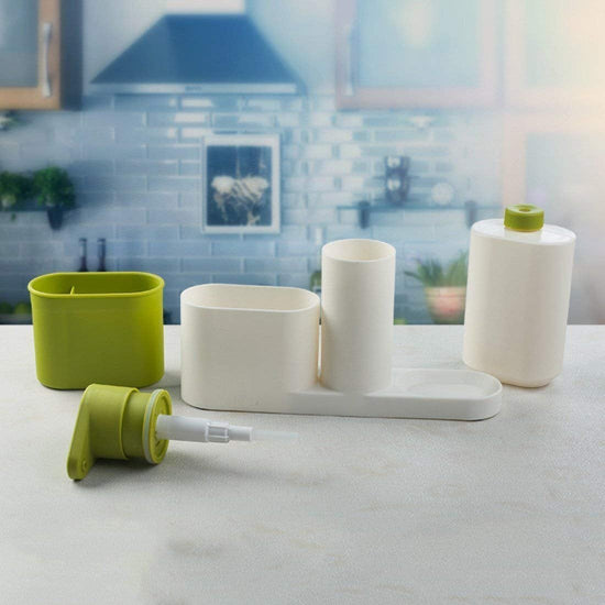 3 in 1 kitchen sink soap dispenser stand