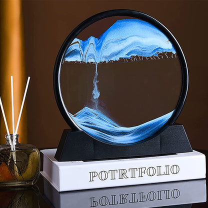 3D moving sand art lamp desk décor