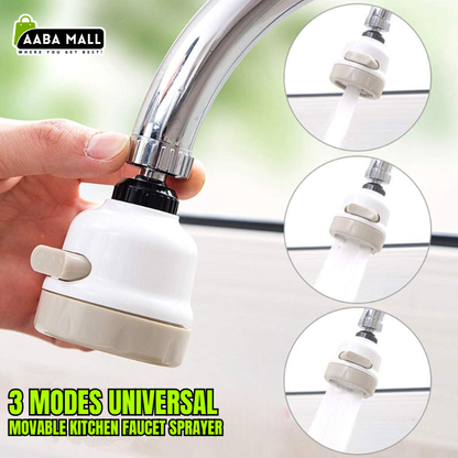 3 modes kitchen faucet sprayer head 360 rotation