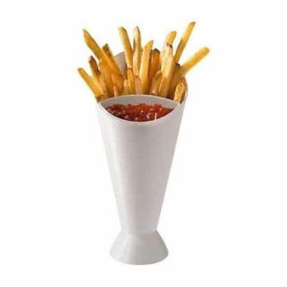 3 Pcs French Fries / Snacks Holder / Cone Dipping Cup - AABA MALL