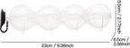4 Cavity Ice Cube Maker Form For Ice Flexible Silicone DIY Round Ice Ball Ice Grid For Bar Kitchen Tool Party - AABA MALL