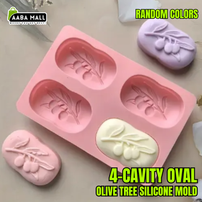 olive tree mold, silicone soap mold, candle mold, resin mold, oval mold, DIY craft mold, handmade mold, baking mold, cake decorating tools, home decor crafts