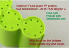 4-Section Utensil Holder Plastic Storage Box for Cutlery Chopstick Toothbrush Holder Stand Drainer and Stationary Container Cosmetic Organizer - AABA MALL
