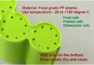 4-Section Utensil Holder Plastic Storage Box for Cutlery Chopstick Toothbrush Holder Stand Drainer and Stationary Container Cosmetic Organizer