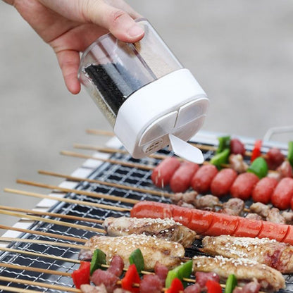 4-compartment salt and pepper shaker for kitchen seasonings