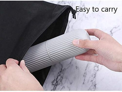Plastic Portable Toothbrush Storage Case – Travel Toothbrush Holder Box for Bathroom, Hiking, Camping, Pen & Stationery (Random Color)