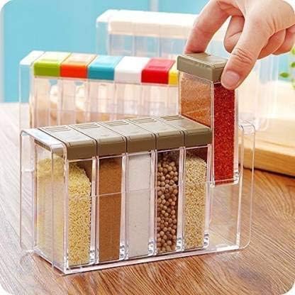 Spice/Salt Shaker Jars Seasoning Box - 6 Pcs Set